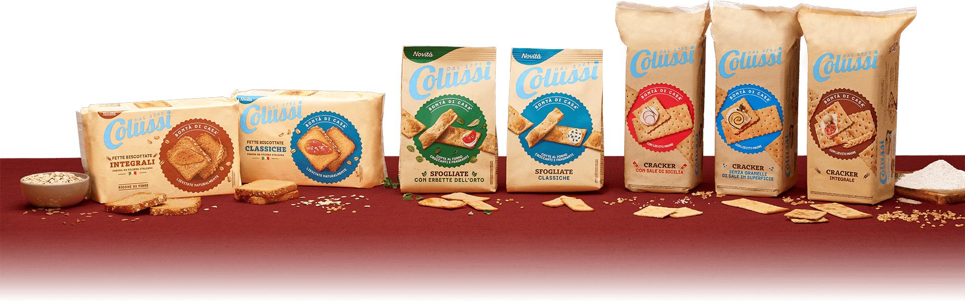 Crackers Sfogliate e Fette